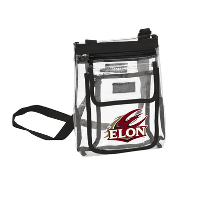Elon University Black Clear Crossbody - Logo Brands