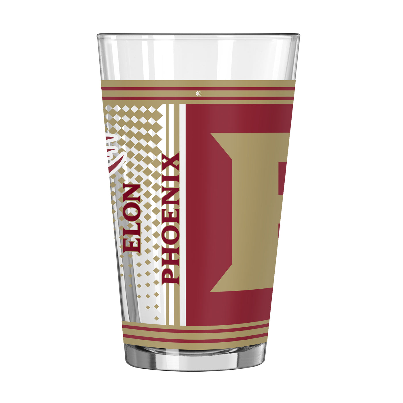 Elon 16oz Hero Pint Glass - Logo Brands