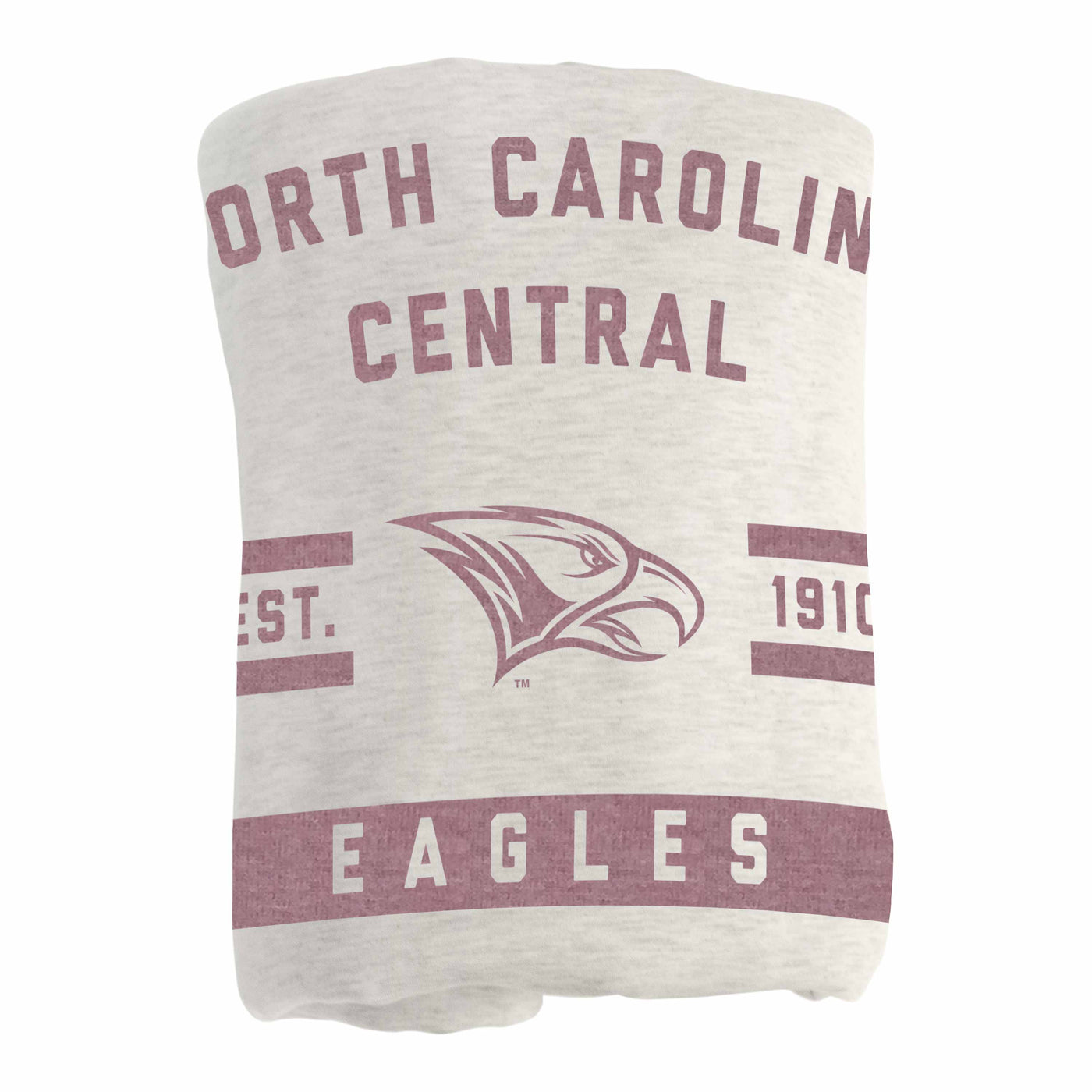 NC Central Oatmeal Sweatshirt Blanket