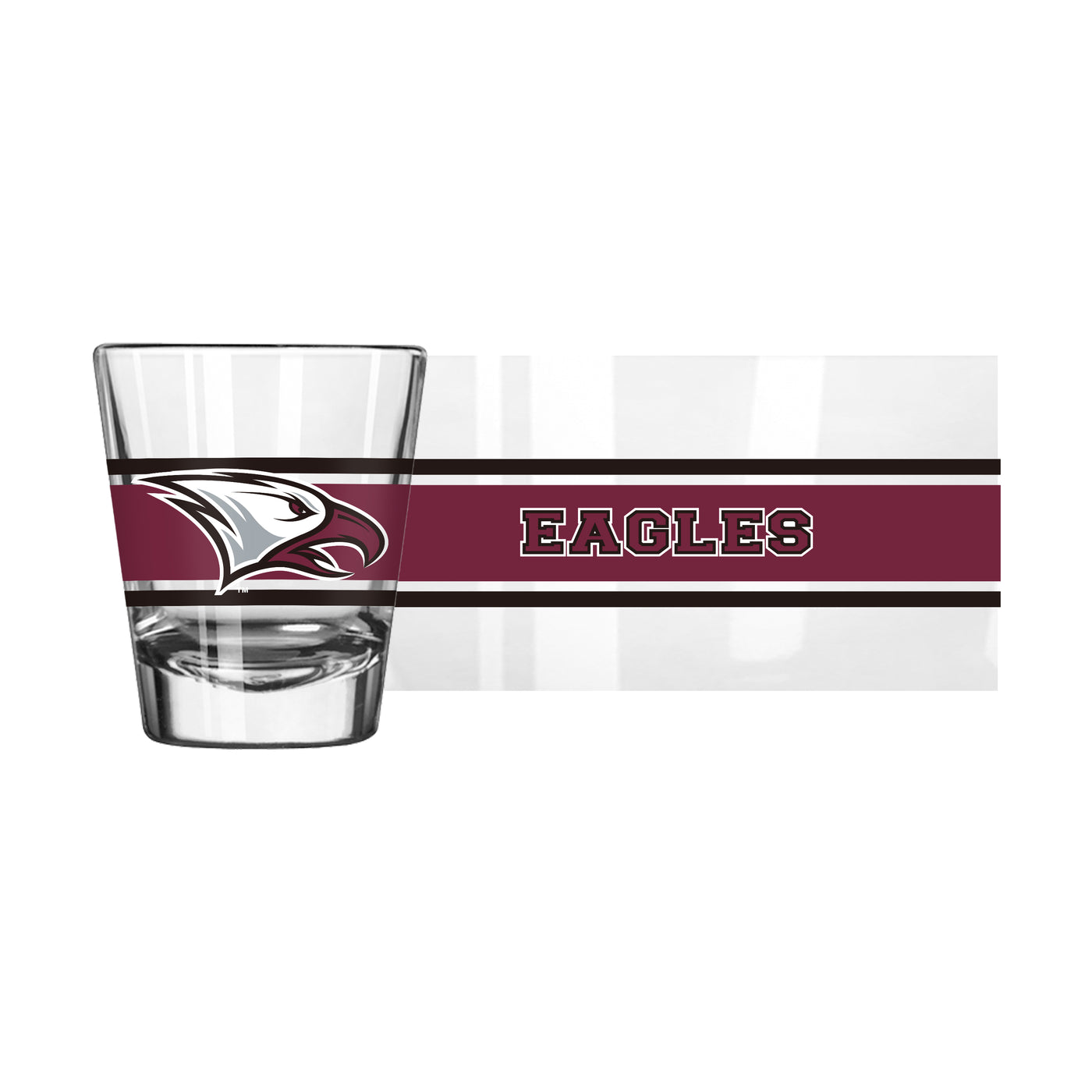 NC Central 2oz Stripe Shot Glass
