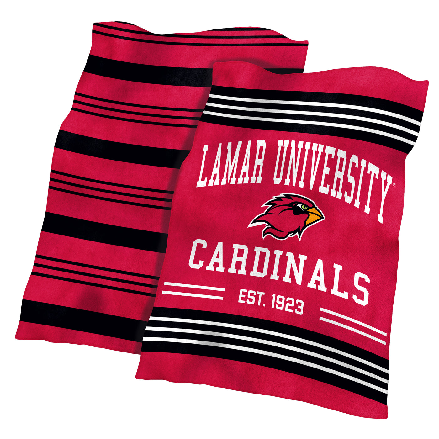Lamar Colorblock Plush Blanket - Logo Brands