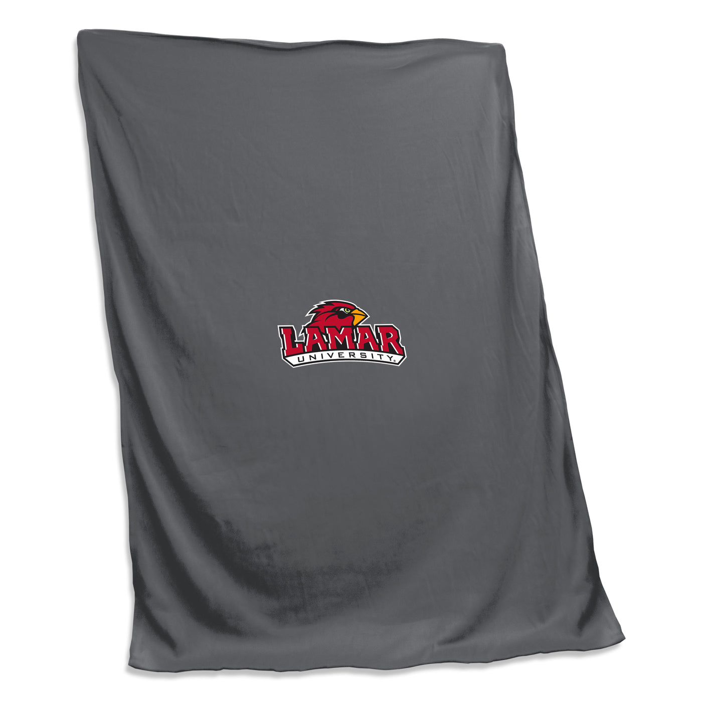 Lamar Full Logo Charcoal Sweatshirt Blanket (Screened)