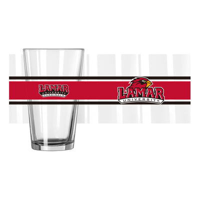 Lamar 16oz Stripe Pint Glass