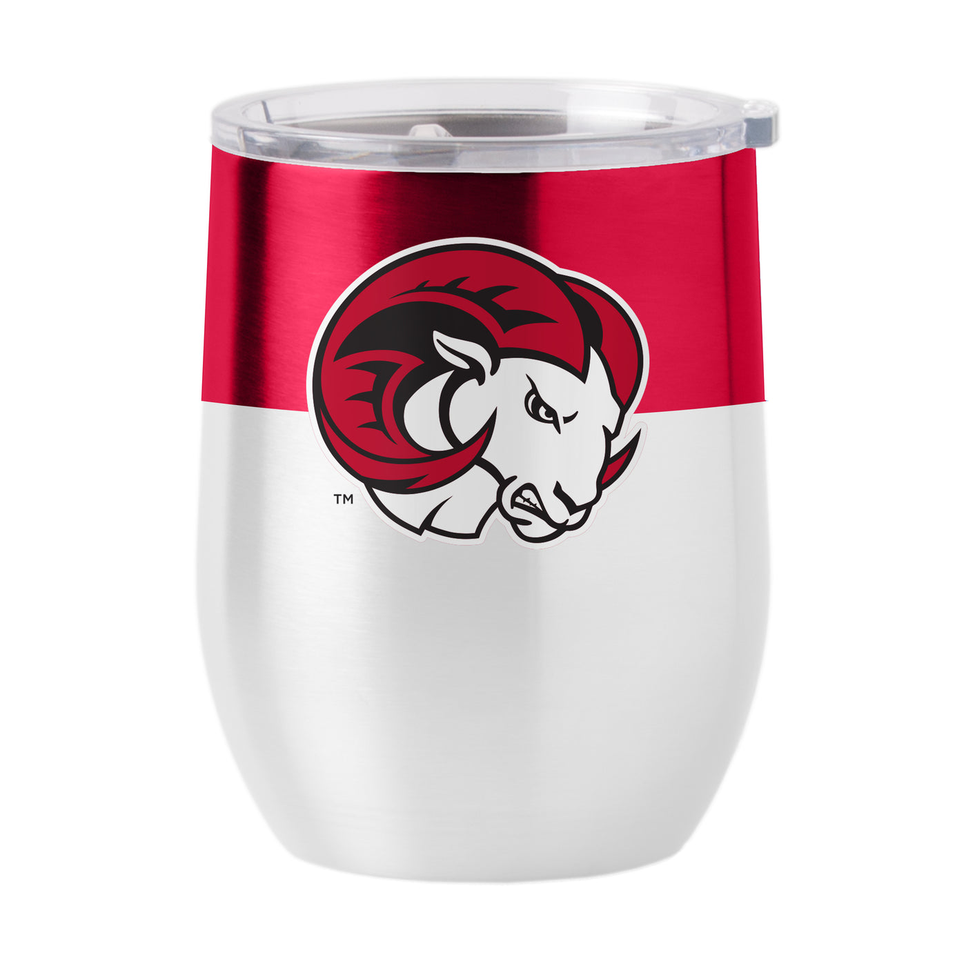Winston-Salem State Colorblock 16oz Stainless Curved Beverage
