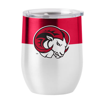 Winston-Salem State Colorblock 16oz Stainless Curved Beverage