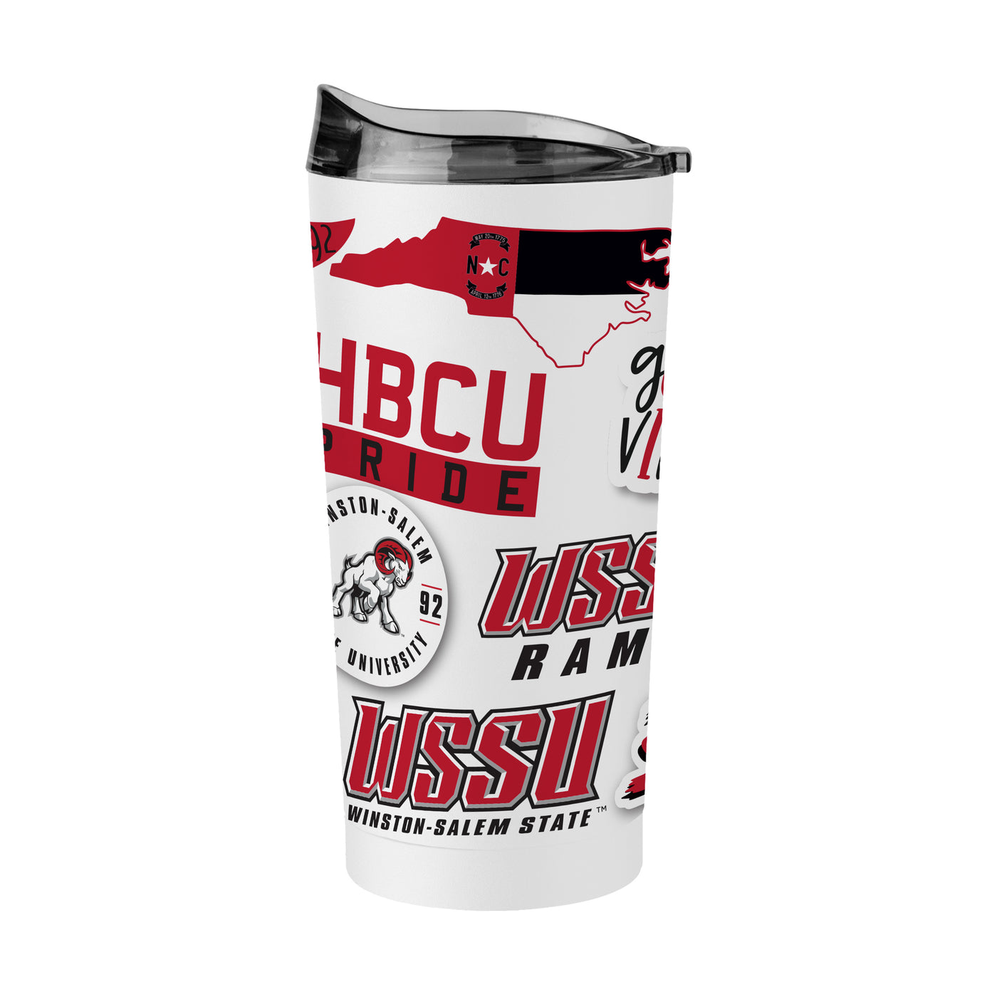 Winston Salem St 20oz Native Powder Coat Tumbler