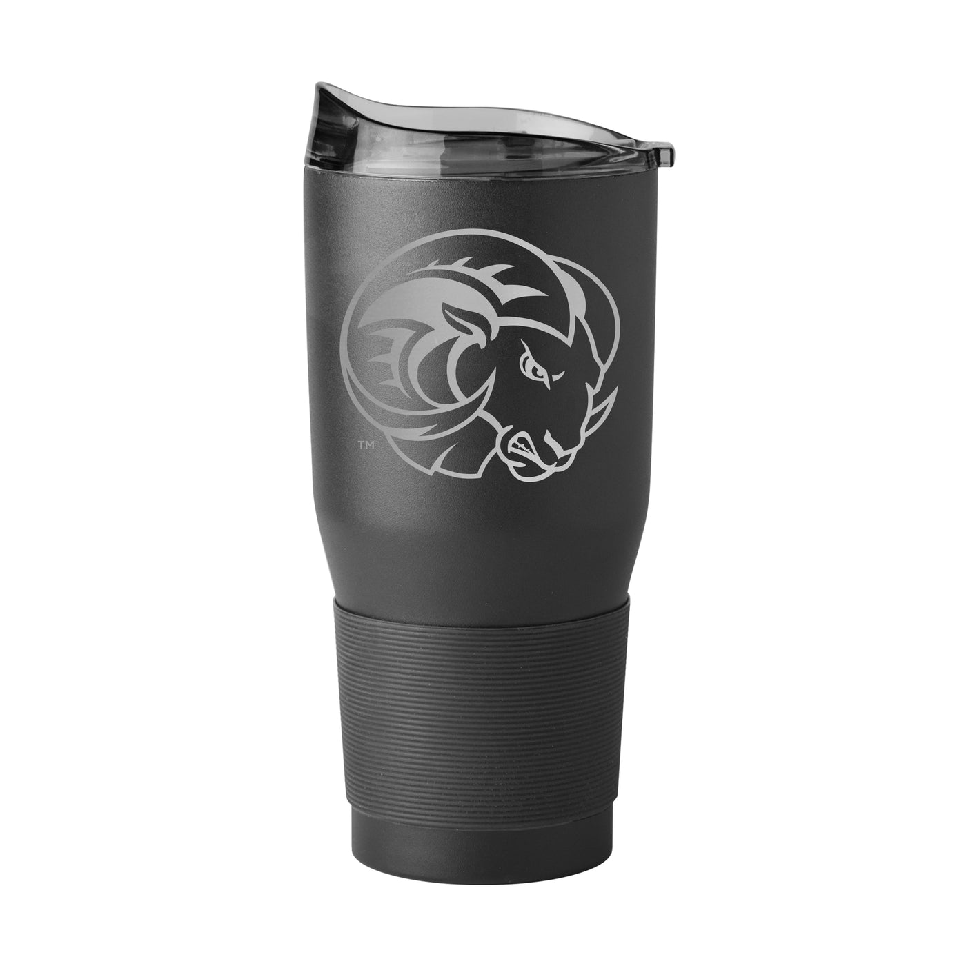 Winston-Salem State GunMetal 30oz Black Powder Coat Tumbler
