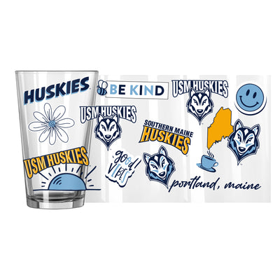 Southern Maine 16oz Native Pint Glass