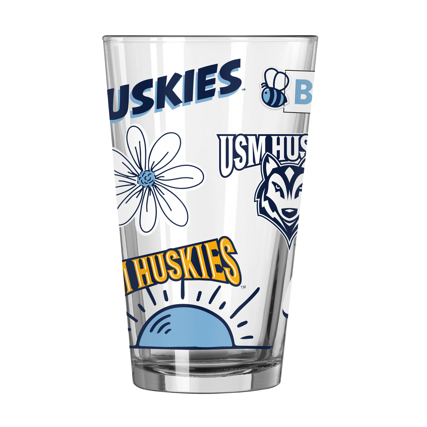 Southern Maine 16oz Native Pint Glass