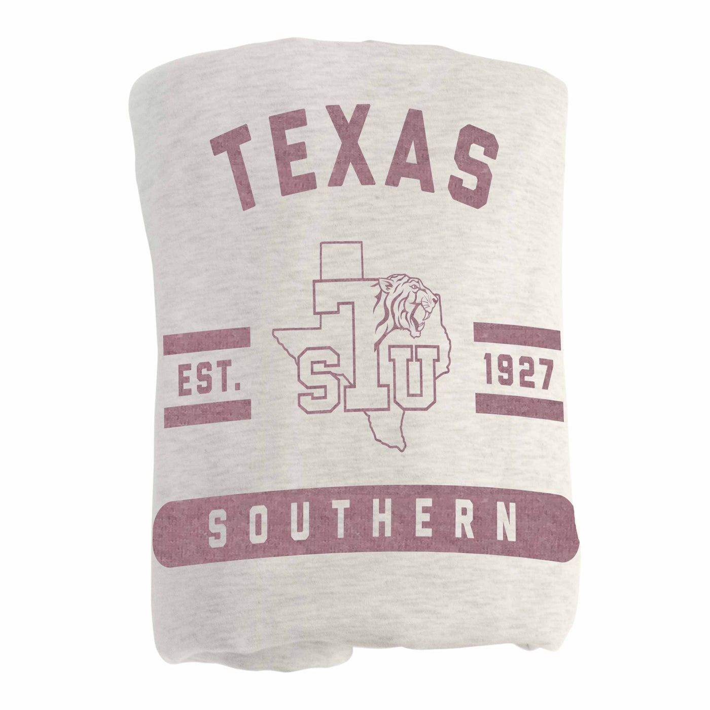 Texas Southern Oatmeal Sweatshirt Blanket