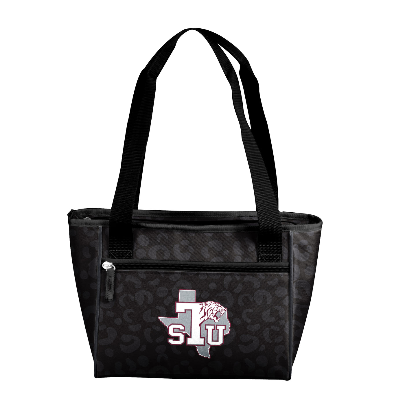 Texas Southern Leopard Print 16 Can Cooler Tote