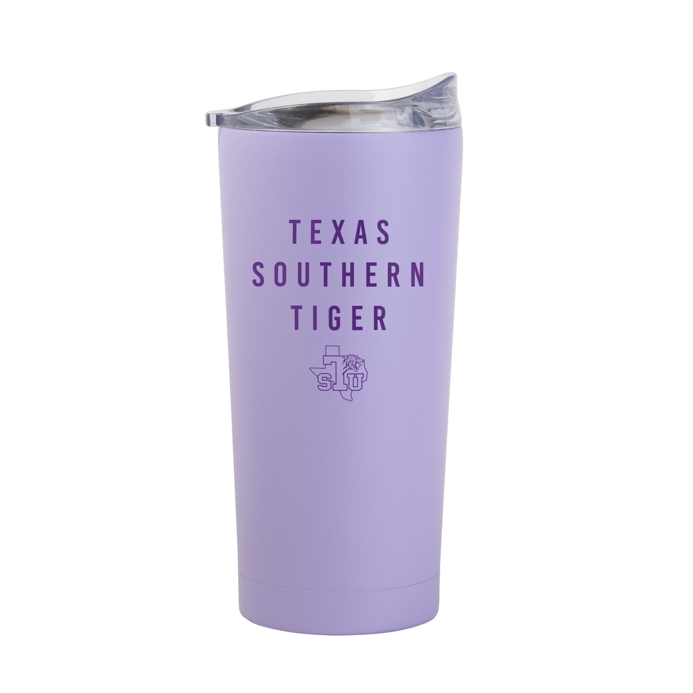 Texas Southern 20oz Tonal Lavender Powder Coat Tumbler