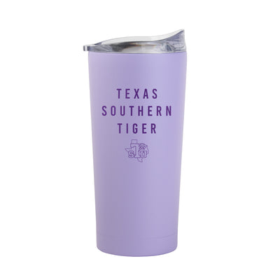 Texas Southern 20oz Tonal Lavender Powder Coat Tumbler