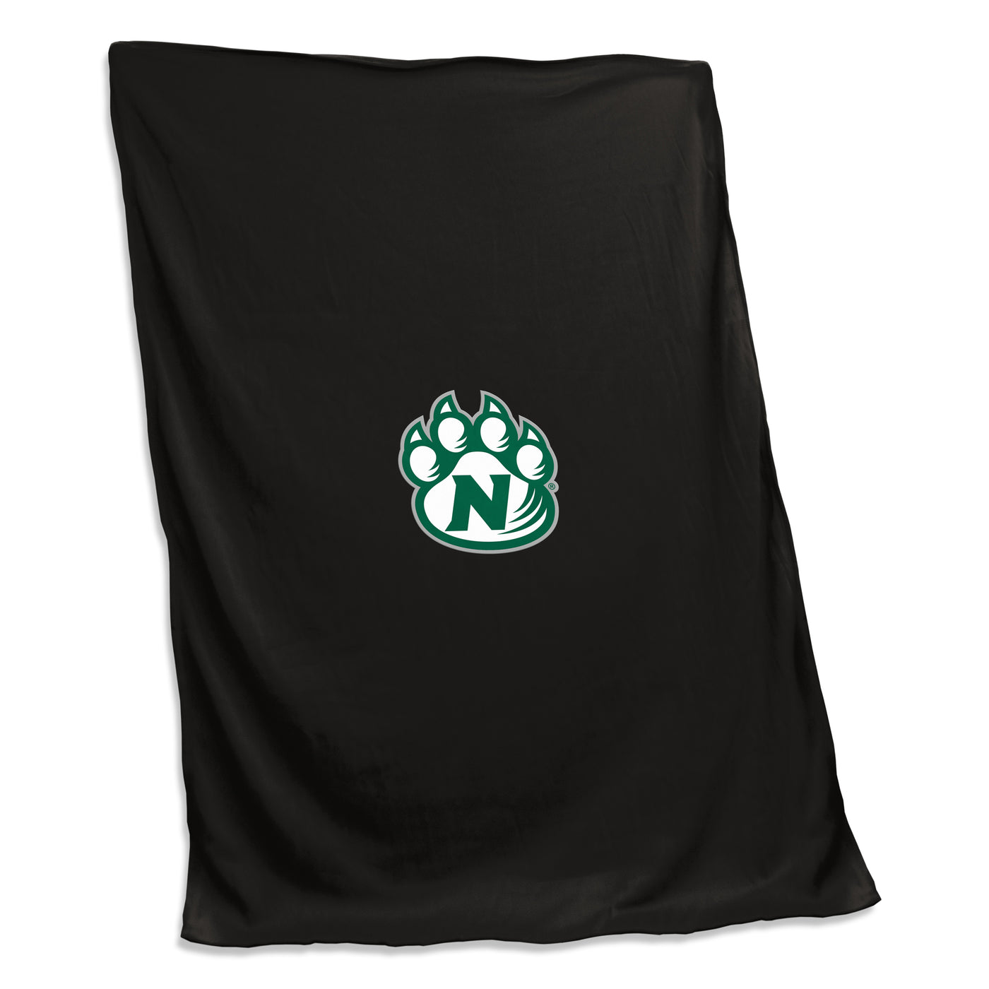 Northwest Missouri State Black Sweatshirt Blanket (Screened)