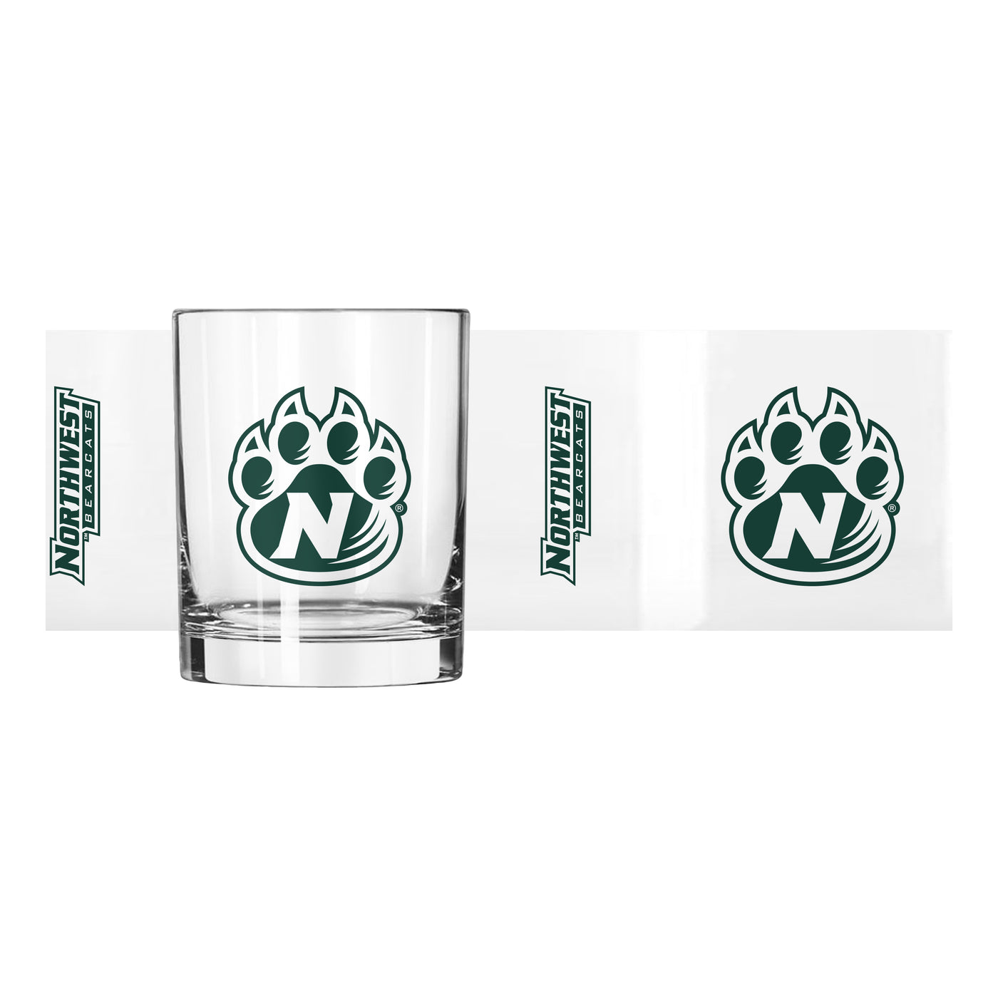 NW Missouri State 14oz Gameday Rocks Glass