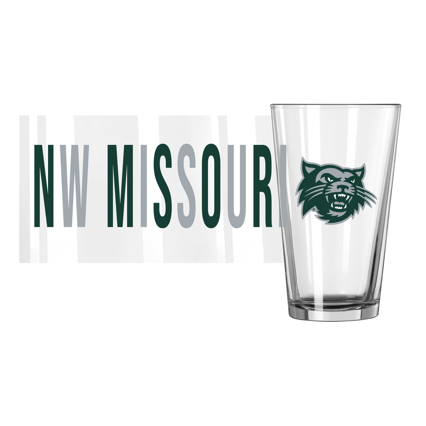 Northwest Missouri State 16oz Overtime Pint Glass