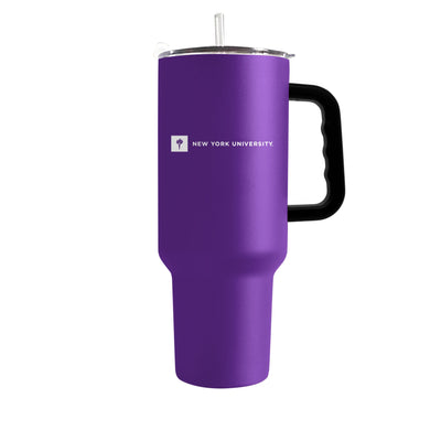 NYU 40oz Flipside Powder Coat Tumbler - Logo Brands