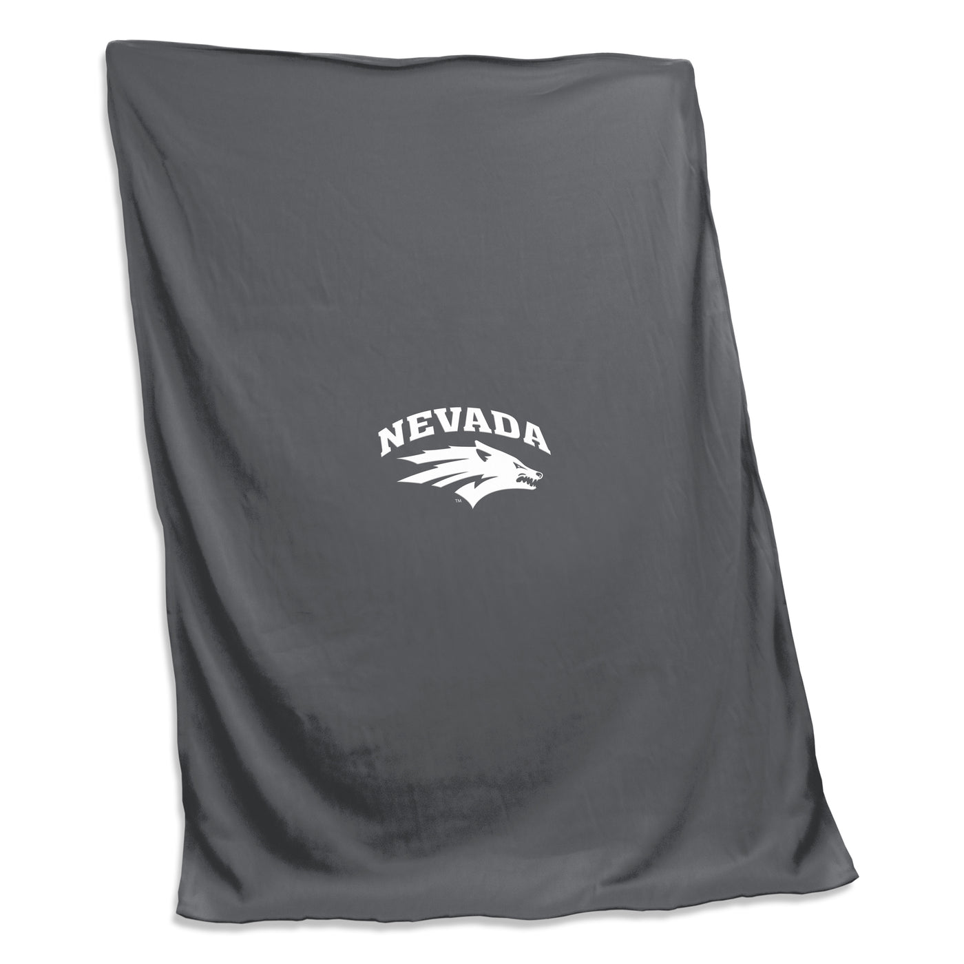Nevada (Reno) Charcoal Screened Sweatshirt Blanket - Logo Brands
