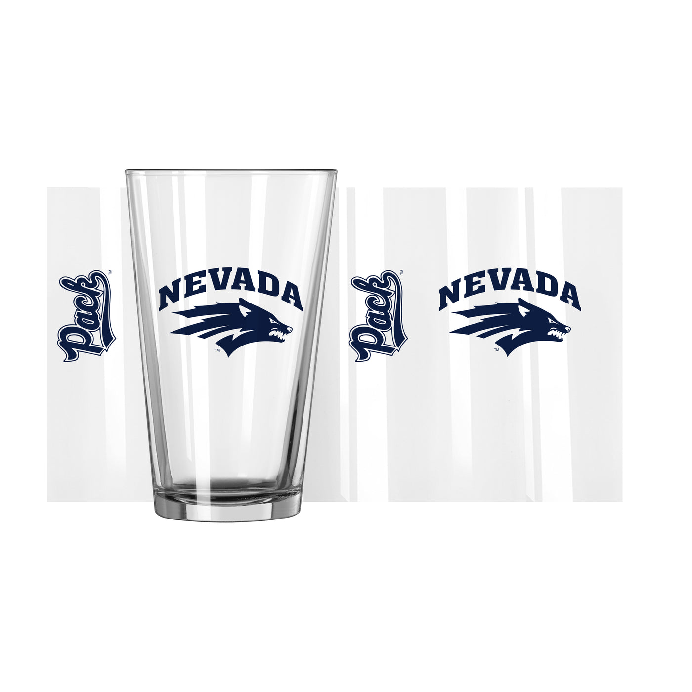 Nevada (Reno) 16oz Gameday Pint Glass - Logo Brands