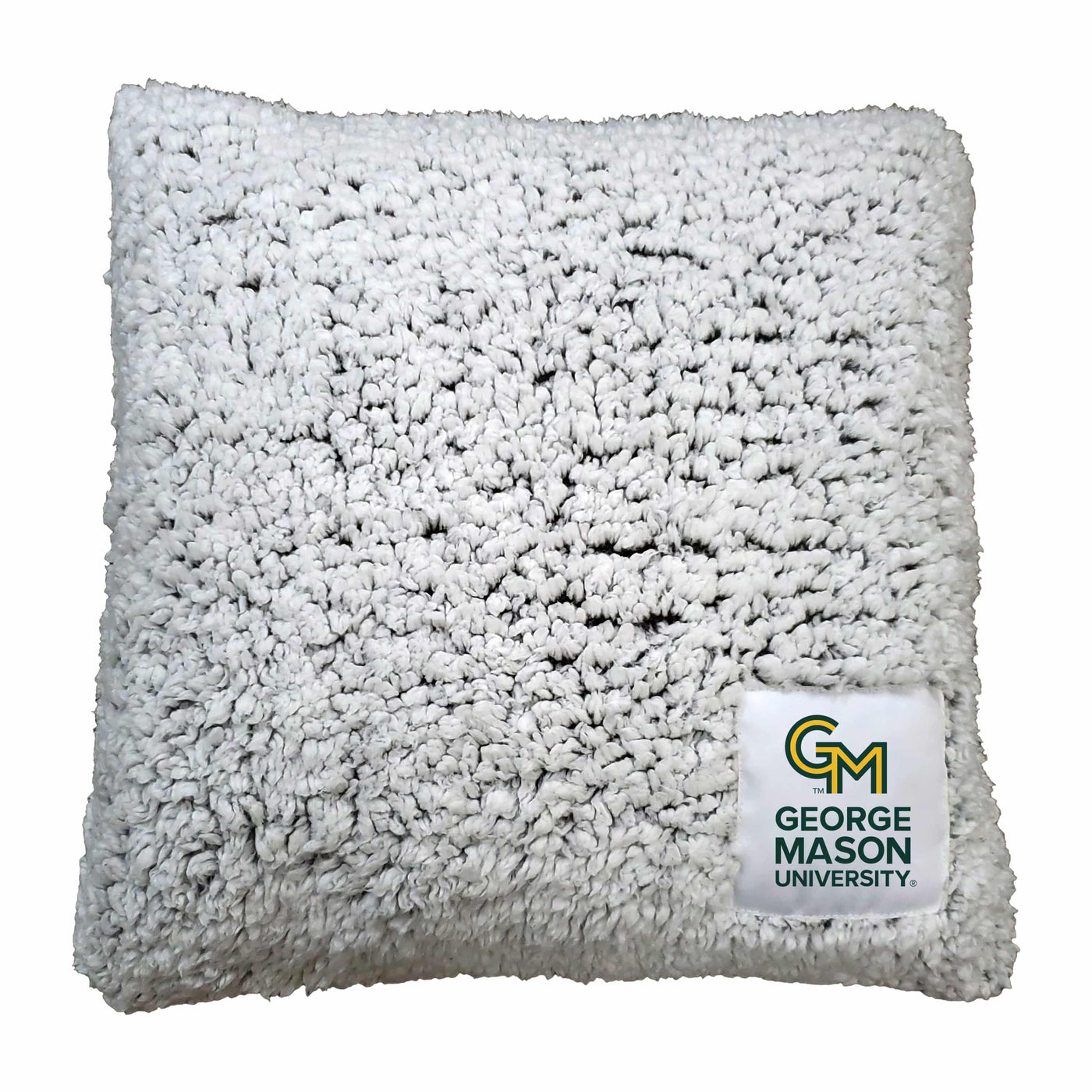 George Mason Frosty Throw Pillow - Logo Brands