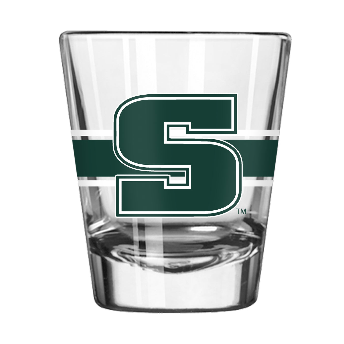 Slippery Rock Univ 2oz Stripe Shot Glass