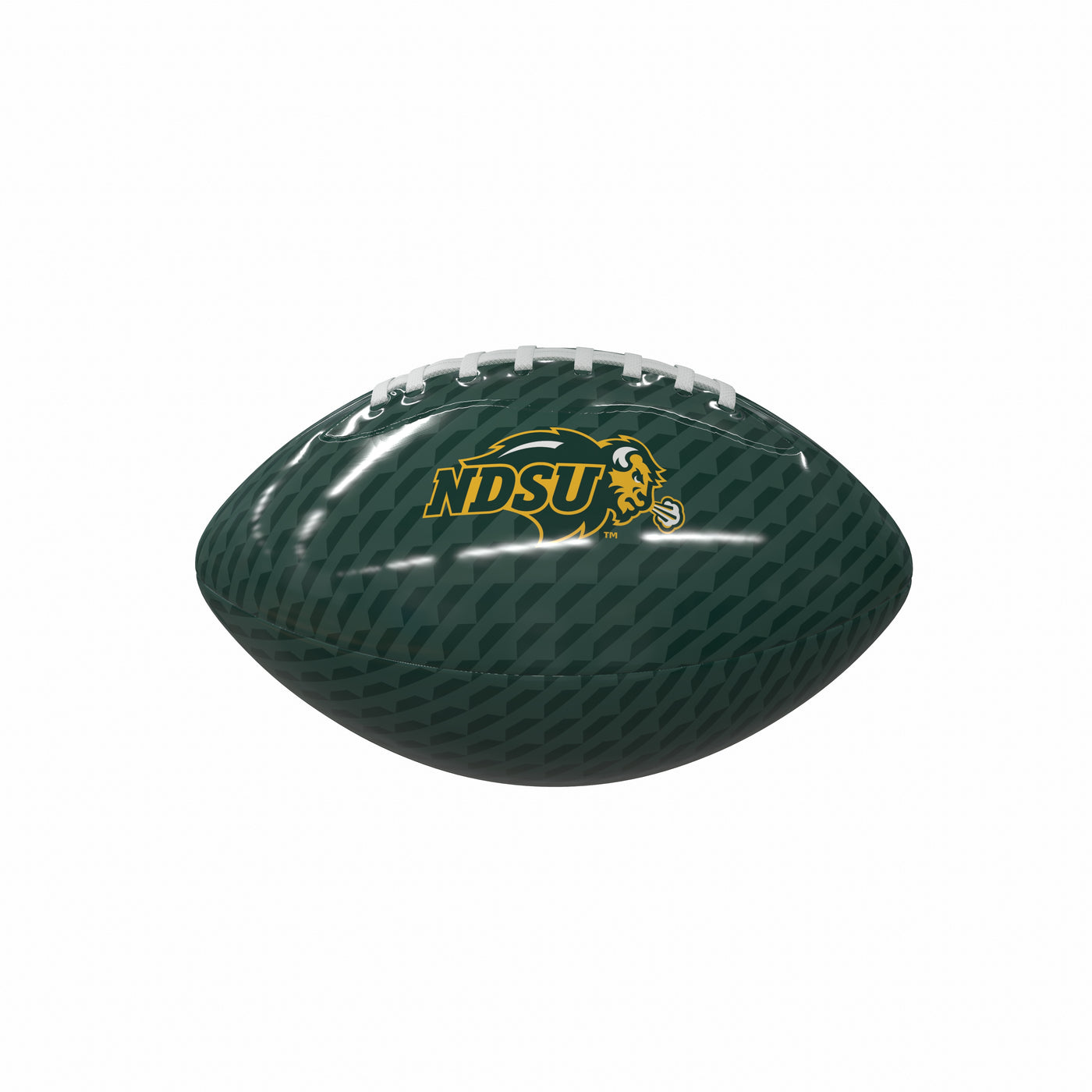 North Dakota State Carbon Fiber Mini Size Glossy Football