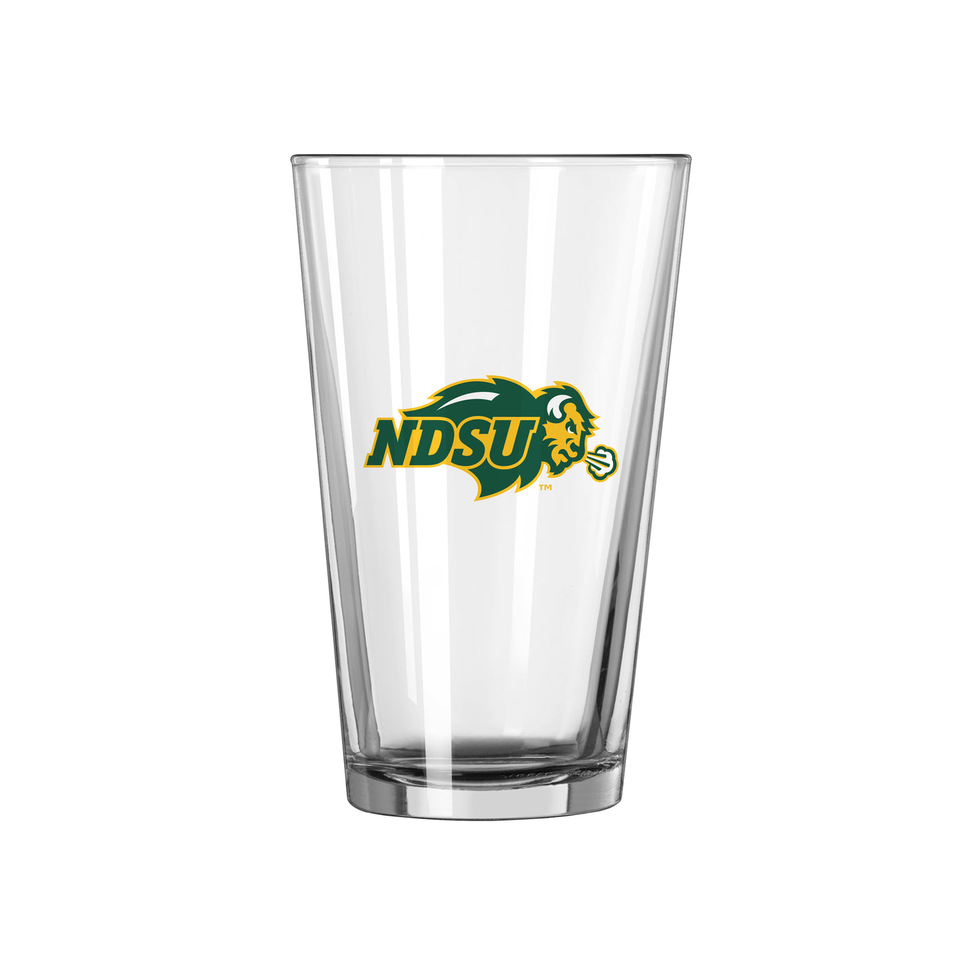 North Dakota State 16oz Logo Pint Glass - Logo Brands
