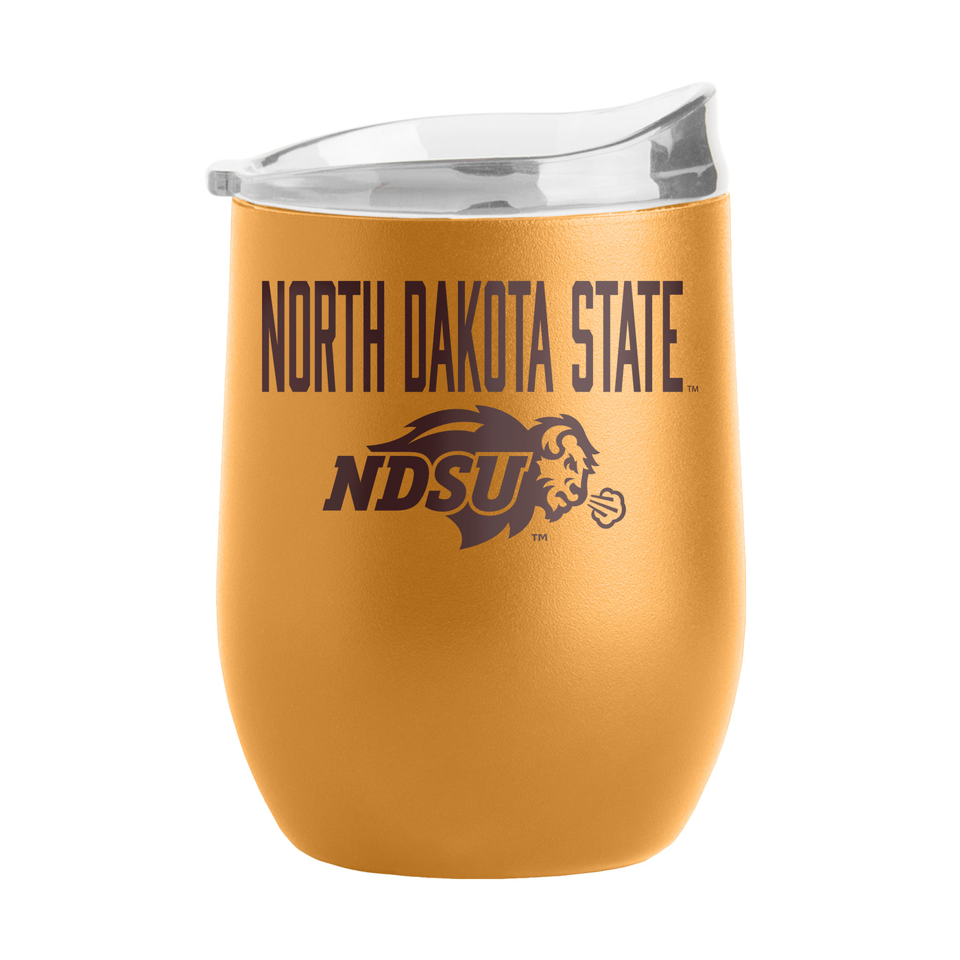 North Dakota State 16oz Huddle Powder Coat Curved Bev