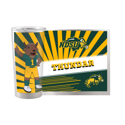 North Dakota State 20oz Mascot Stainless Tumbler