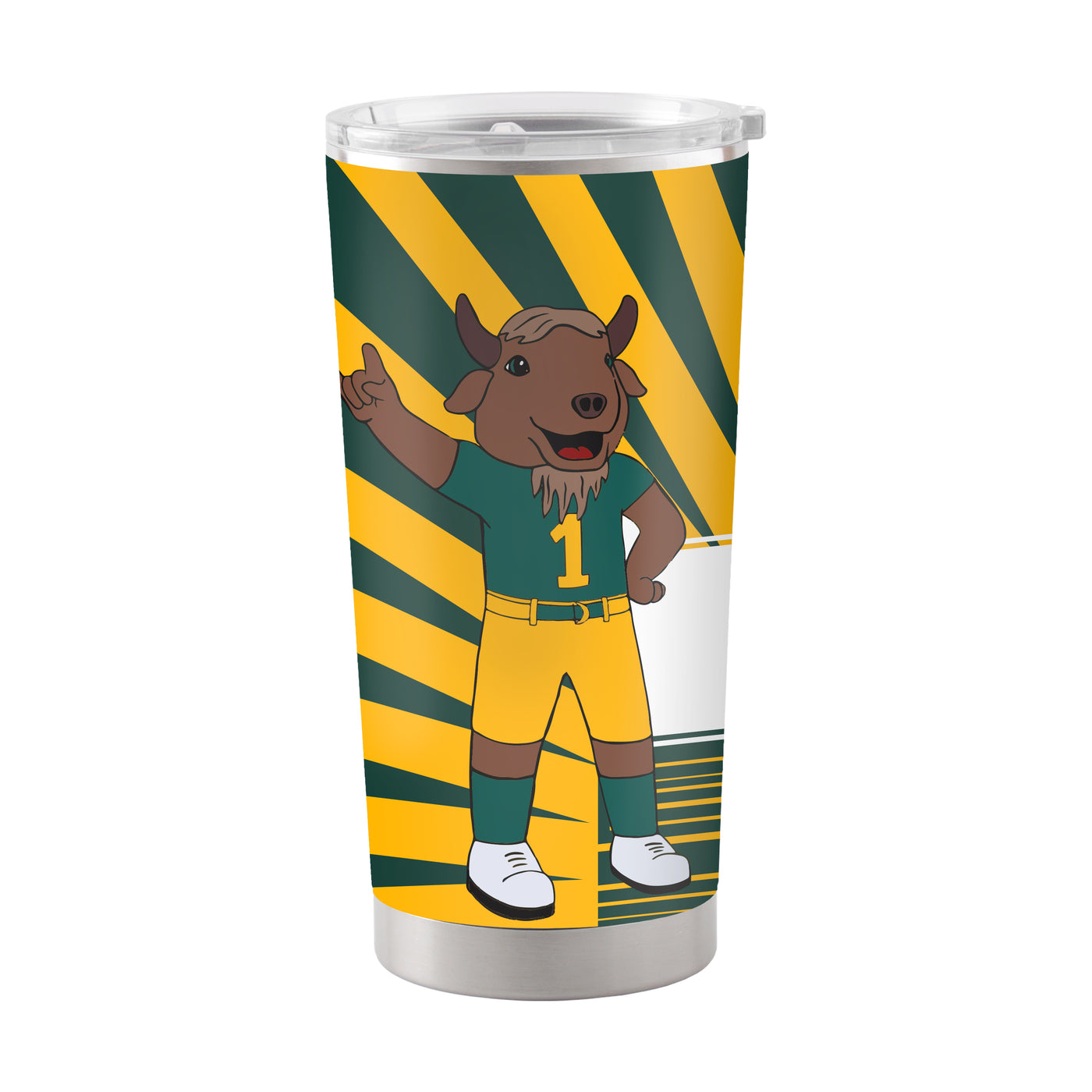 North Dakota State 20oz Mascot Stainless Tumbler