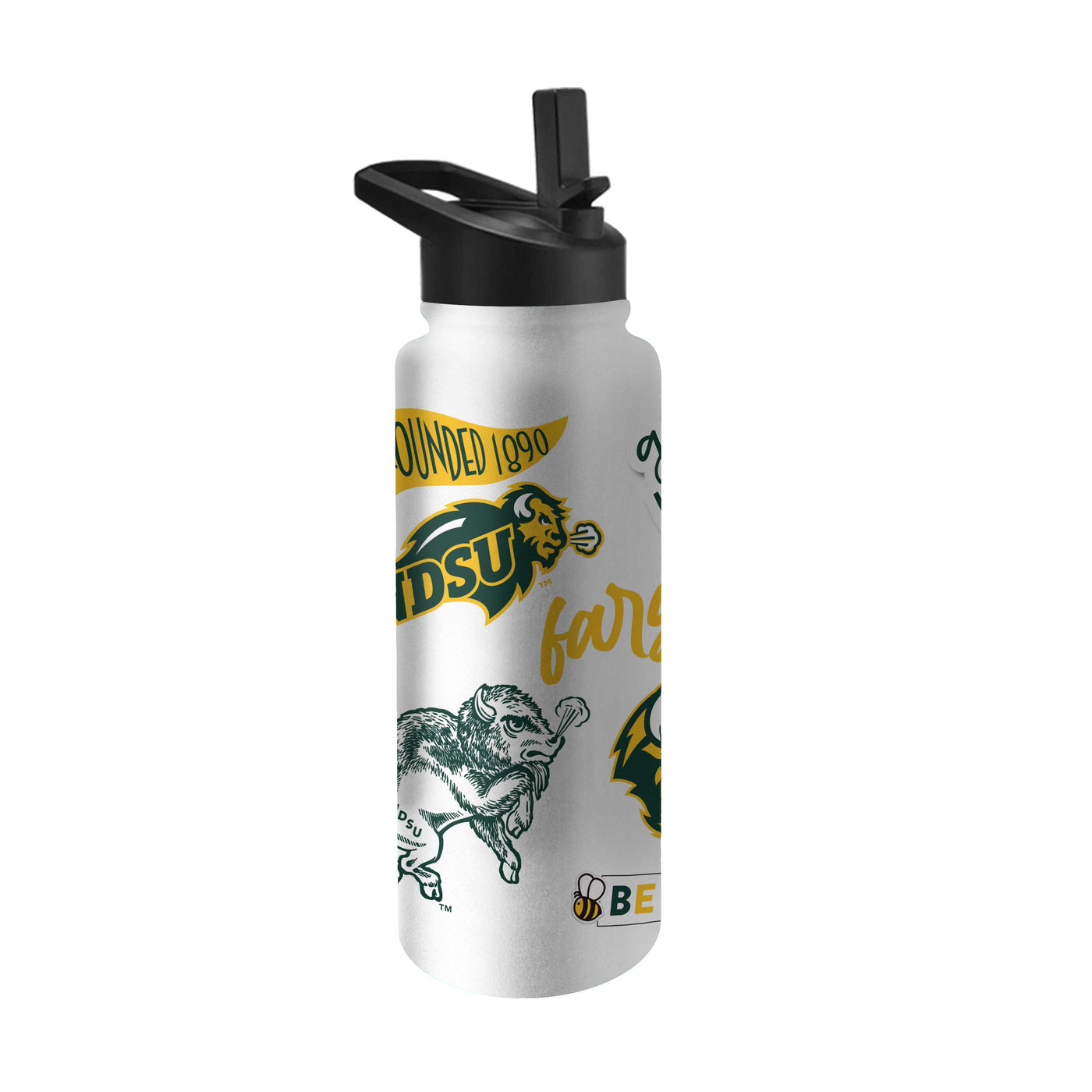 North Dakota State 34oz Native Quencher Bottle