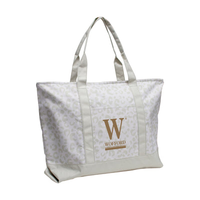 Wofford Leopard Pattern Tote - Logo Brands