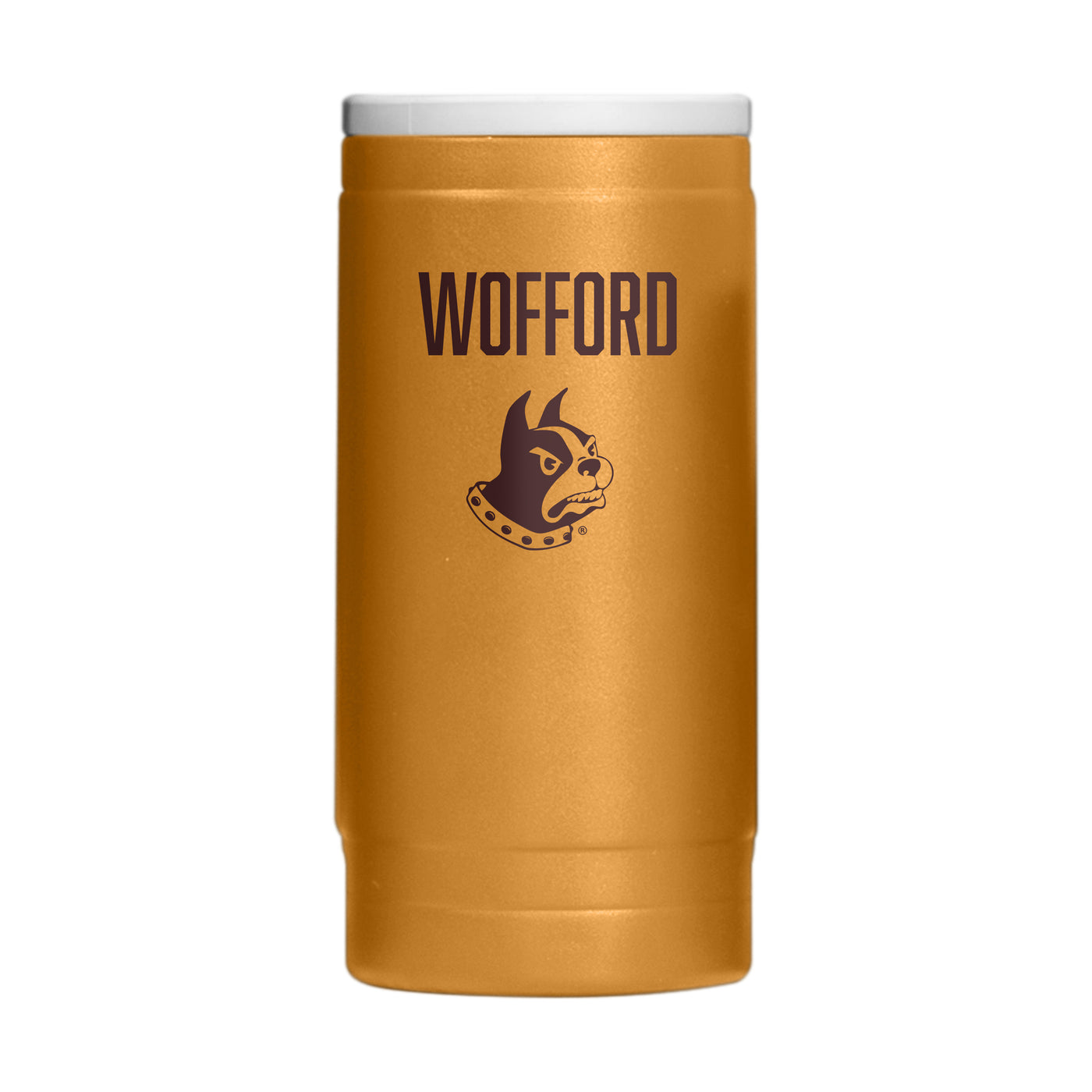 Wofford 12oz Oak Huddle Powdercoat SlimCan Coolie