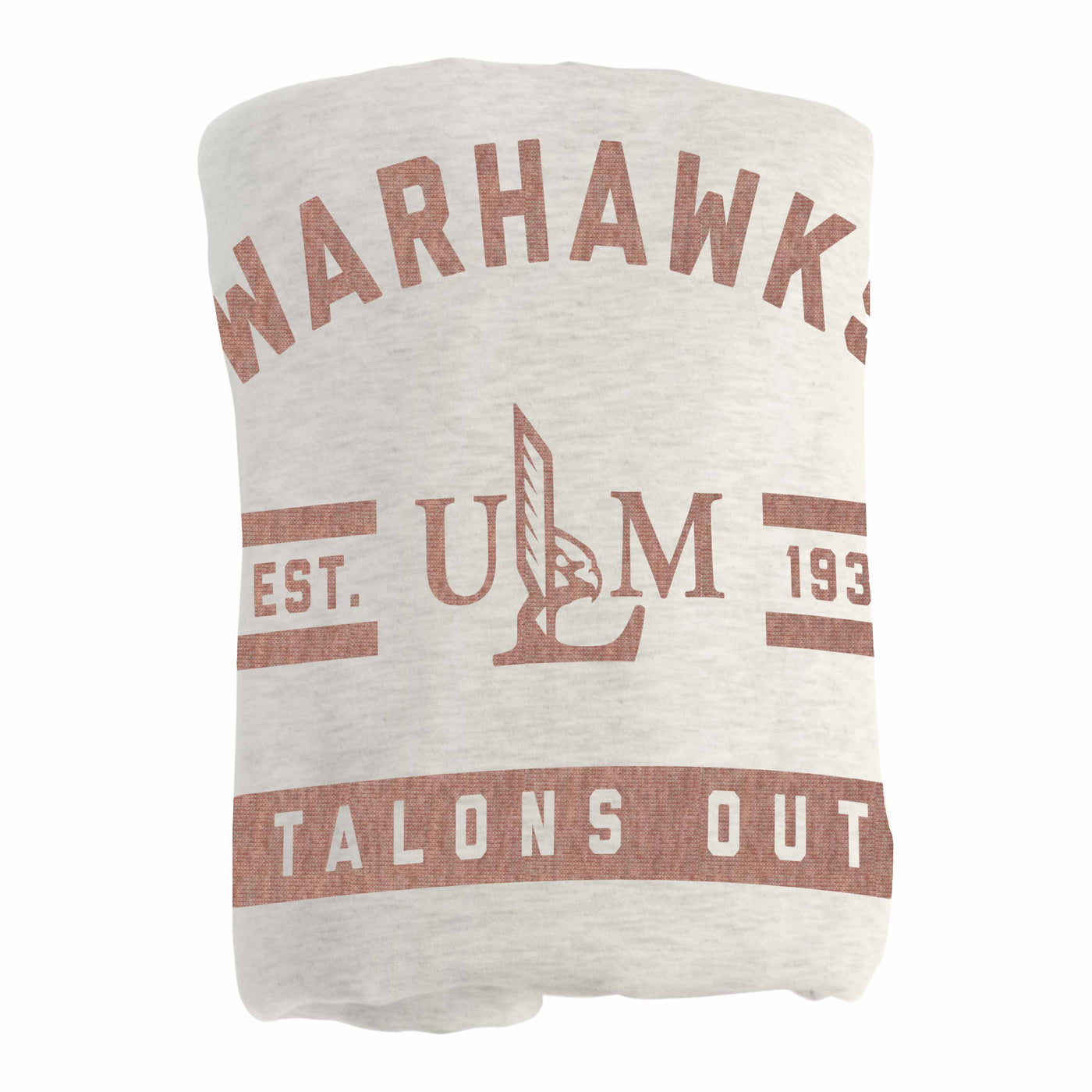 Louisiana Monroe Oatmeal Sweatshirt Blanket - Logo Brands