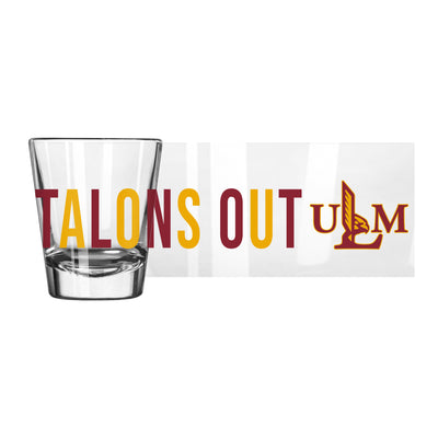 Louisiana Monroe 2oz Overtime Shot Glass