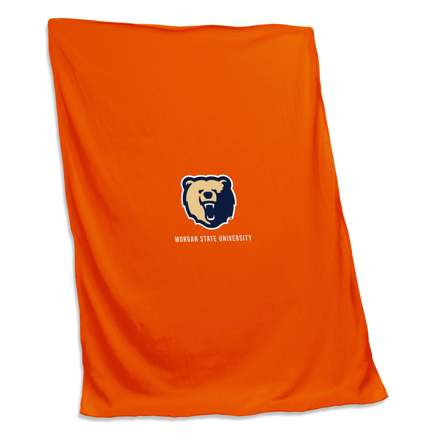 Morgan State Orange Screened Sweatshirt Blanket - Logo Brands