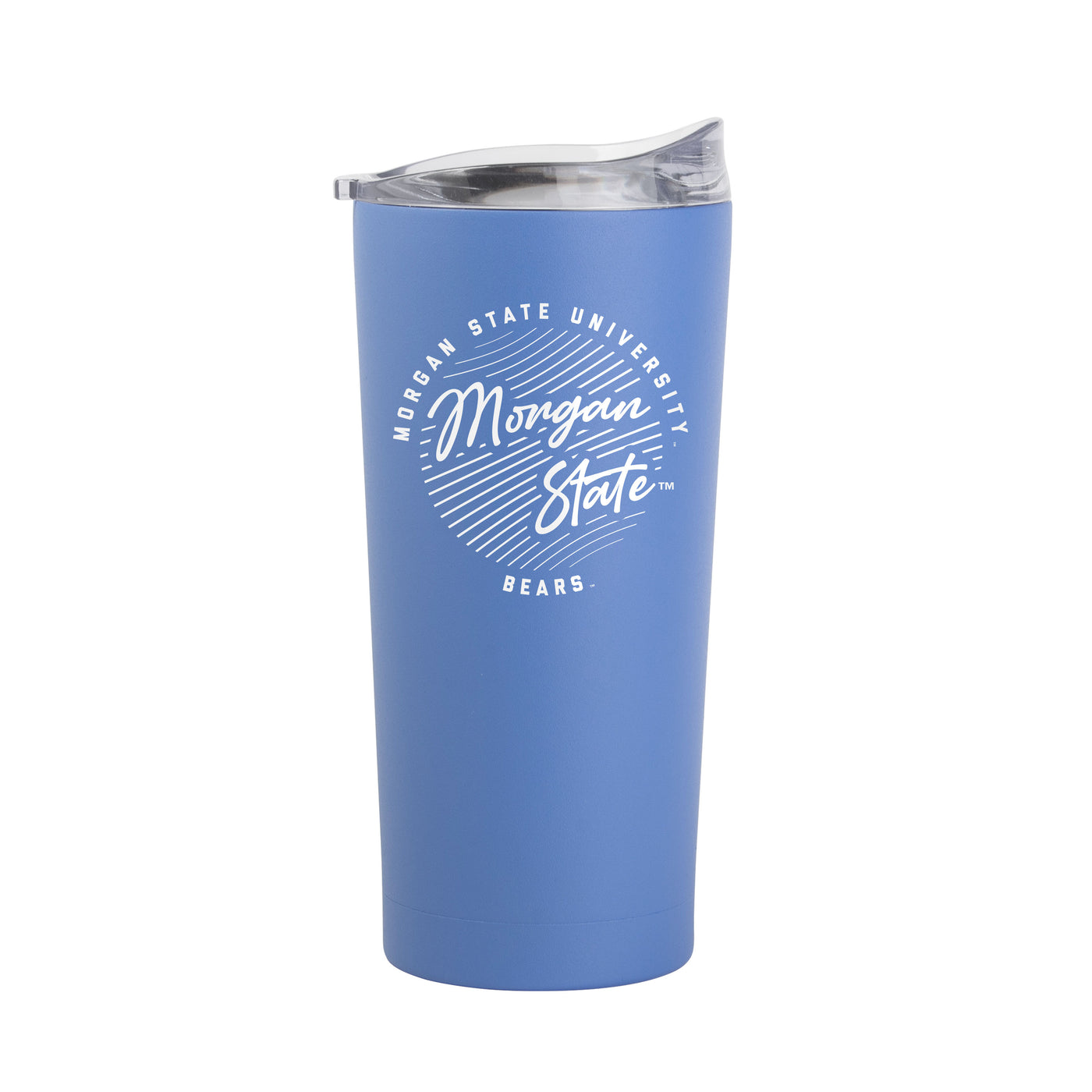 Morgan State 20oz Retro Script Arctic Powder Coat Tumbler