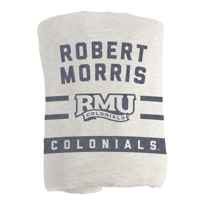 Robert Morris Sublimated Sweatshirt Blanket