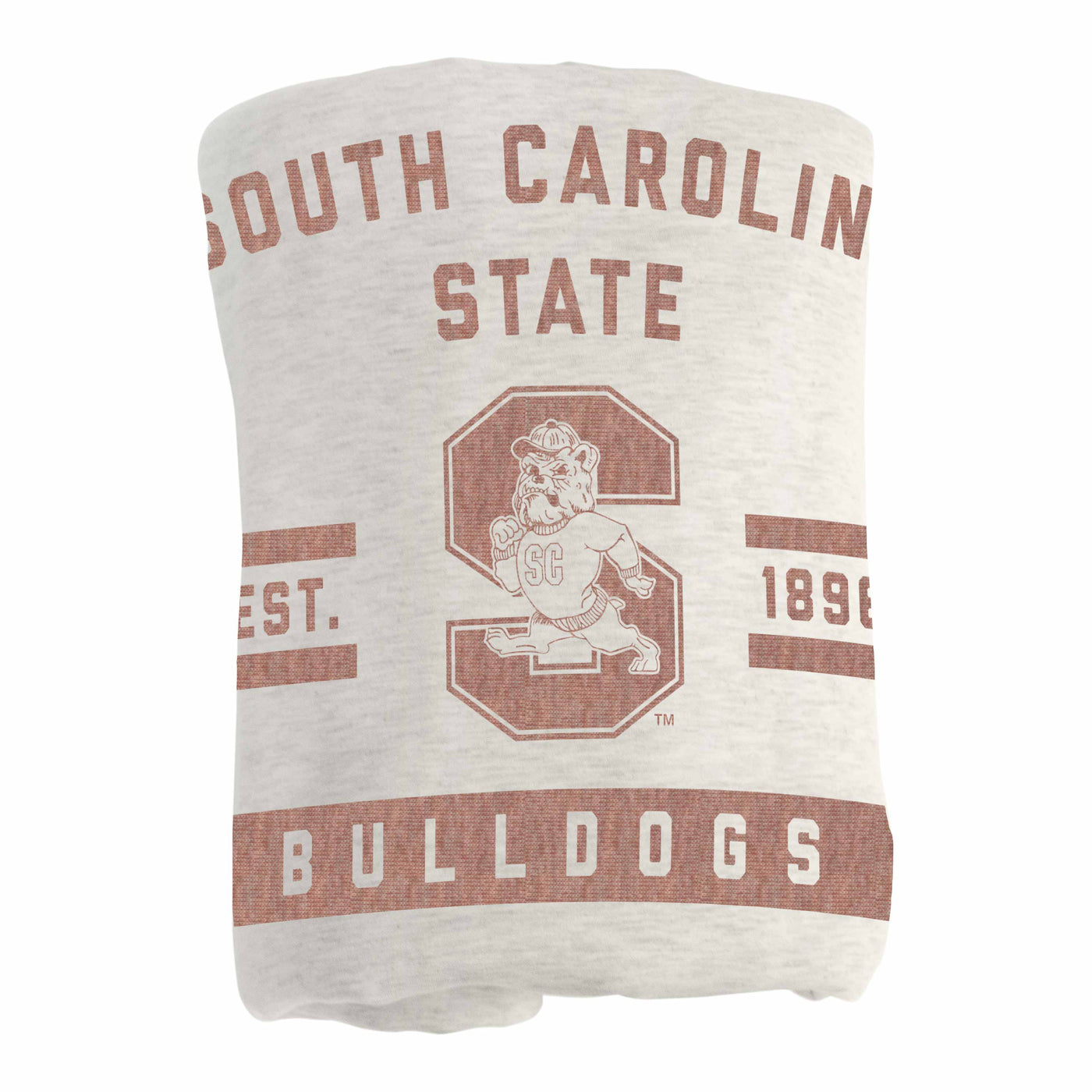 South Carolina State Oatmeal Sweatshirt Blanket