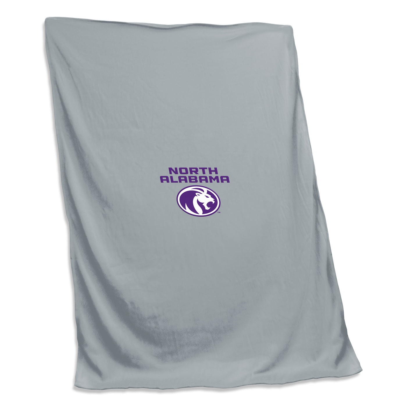 North Alabama Gray Screened Sweatshirt Blanket