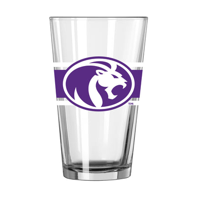 North Alabama 16oz Stripe Pint Glass - Logo Brands