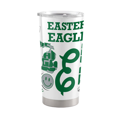 Eastern Michigan 20oz Native Stainless Tumbler