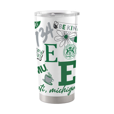 Eastern Michigan 20oz Native Stainless Tumbler - Logo Brands