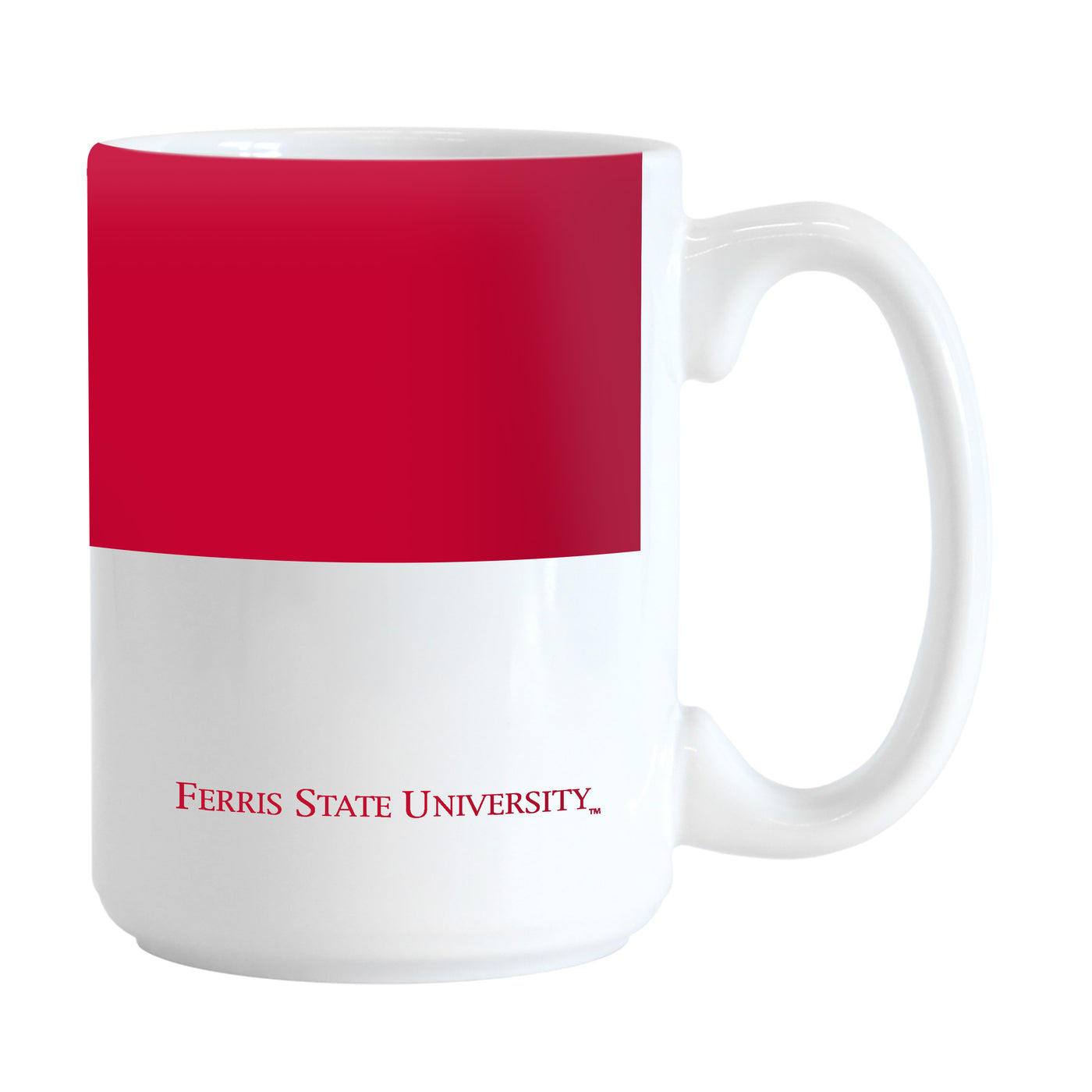 Ferris State 15oz Colorblock Sublimated Mug