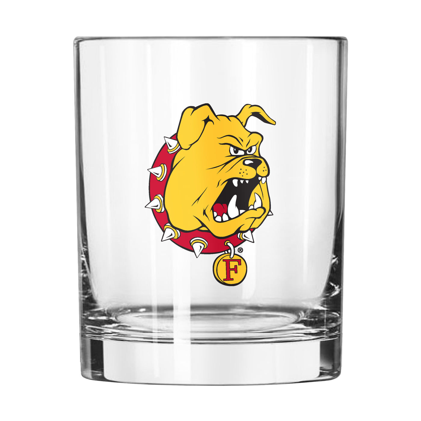 Ferris State 14oz Gameday Rocks Glass