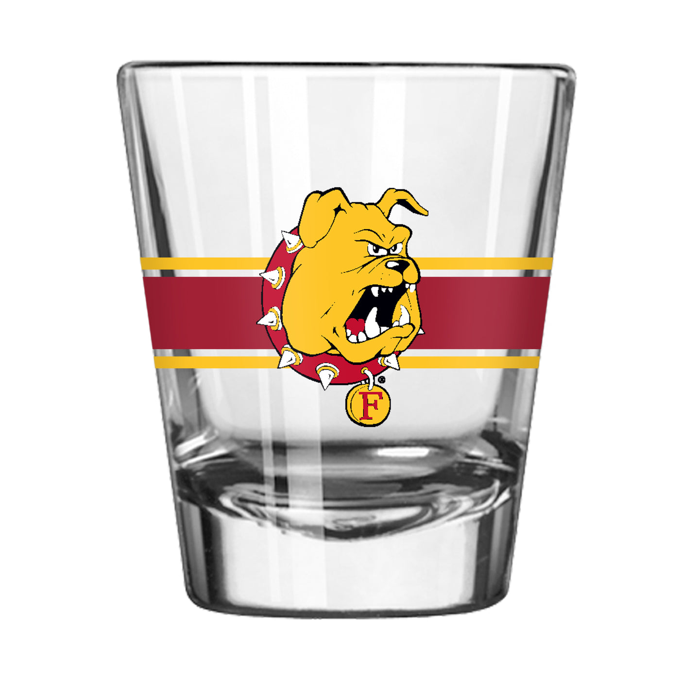 Ferris State 2oz Stripe Shot Glass