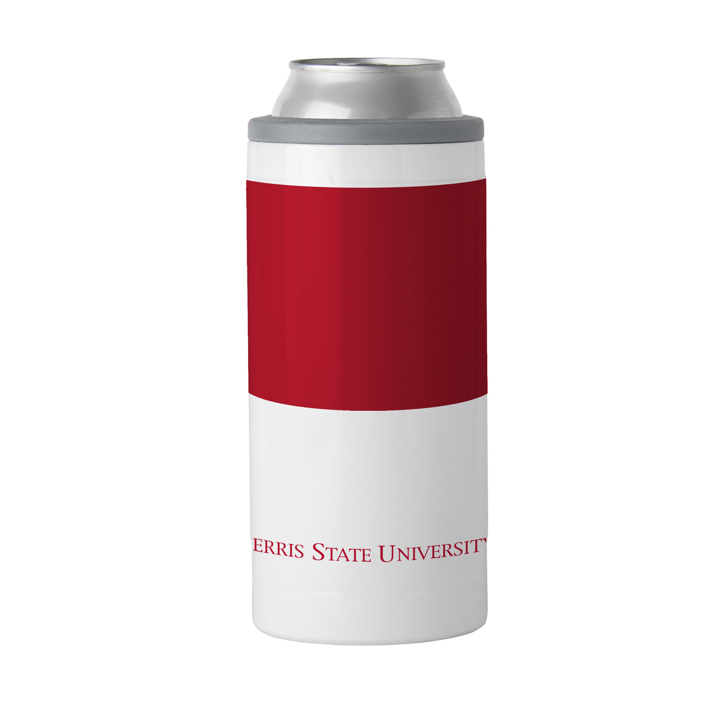 Ferris State 12oz Colorblock Slim Can Coolie