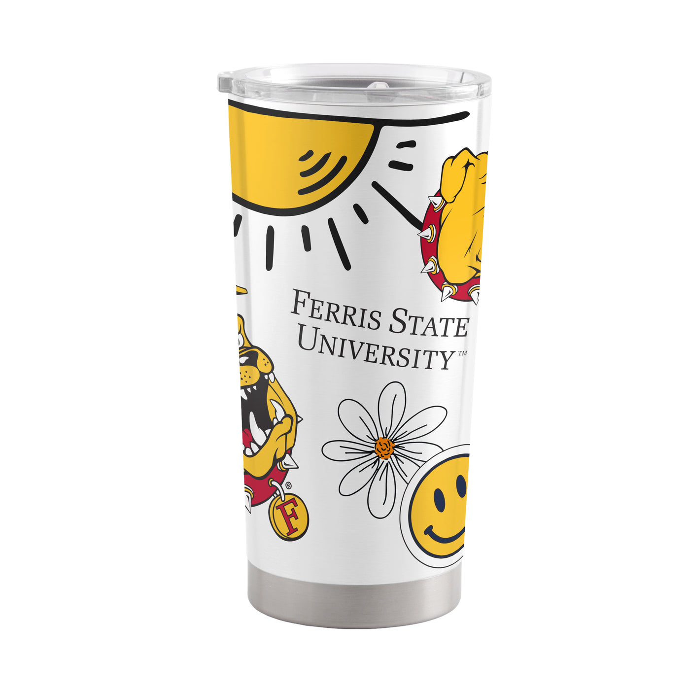 Ferris State 20oz Native Stainless Tumbler