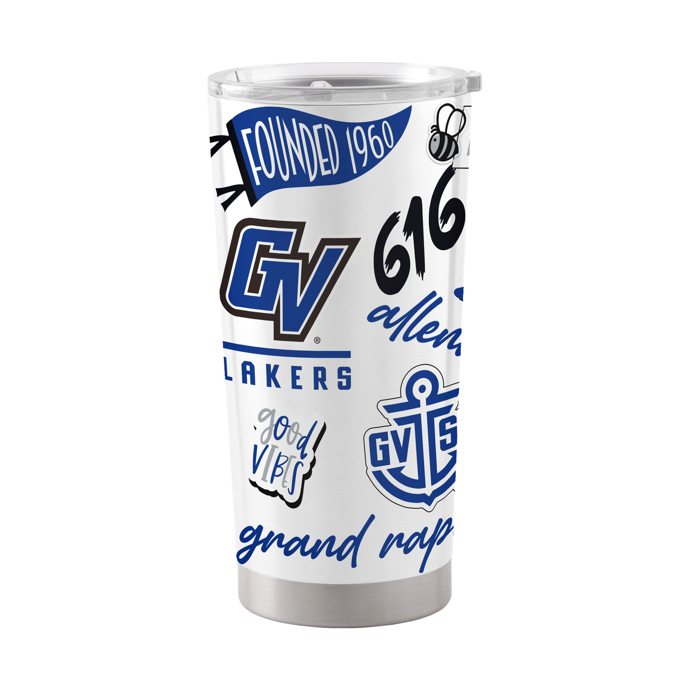 Grand Valley State 20oz Native Stainless Tumbler