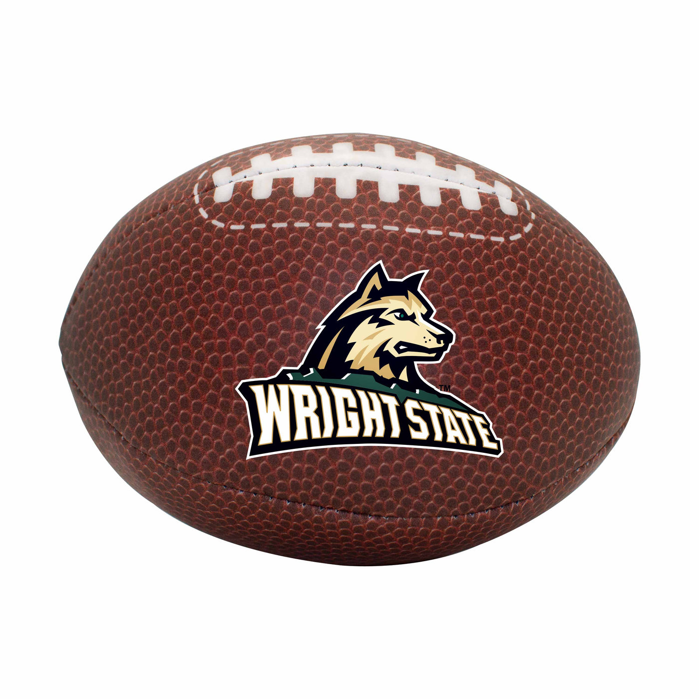 Wright State Micro Composite Brown Soft Football